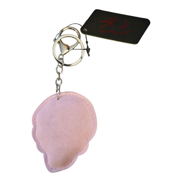 Pink Rhinestone Skull Keychain-NWT - Picture 5 of 5